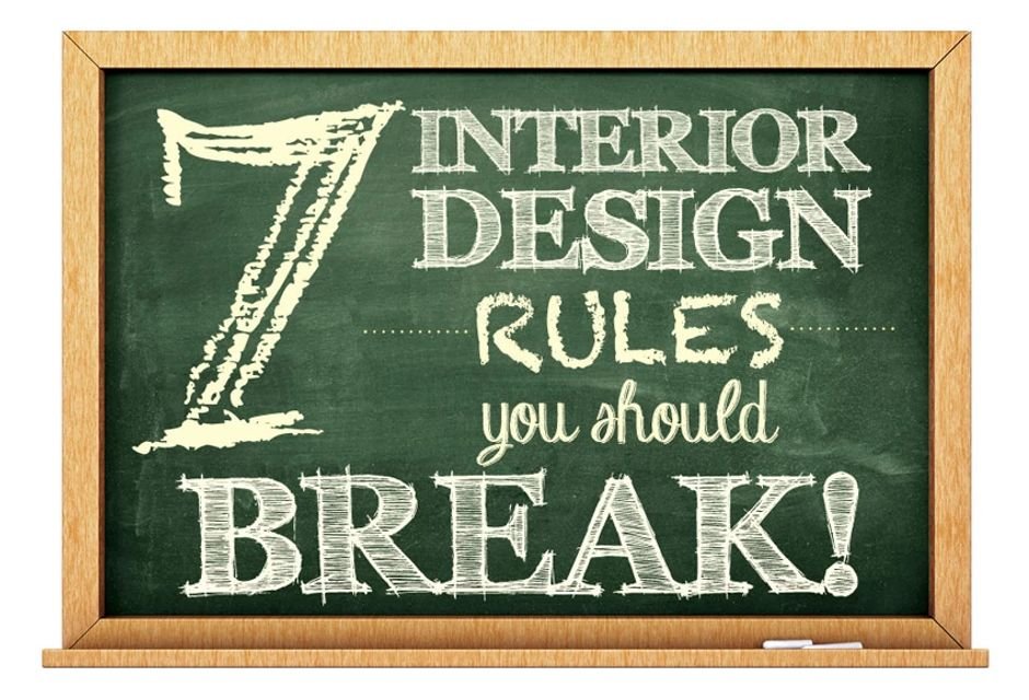 7 Interior Design Rules to Break