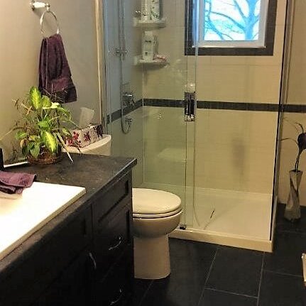 Custom tiled shower 2