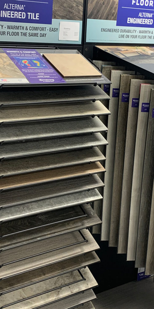 Engineered Stone Flooring Display